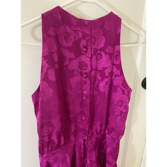 Vintage Cliche Women's Sleeveless Floral Jumpsuit - Large - Picture 2 of 14